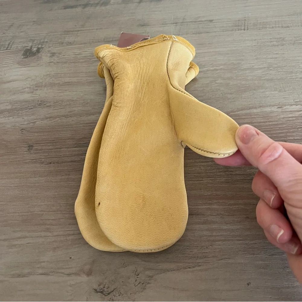 Deerskin Leather Mittens Toddler Youth Size Suede Century Leather Products Uber